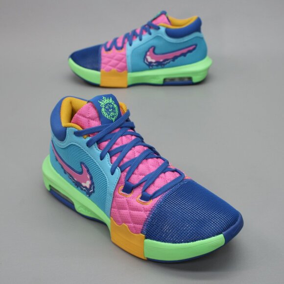 Nike Men's 10 Lebron-8 Witness I Promise School IPS Shoes Sneakers - HJ2963-900 - Picture 1 of 12